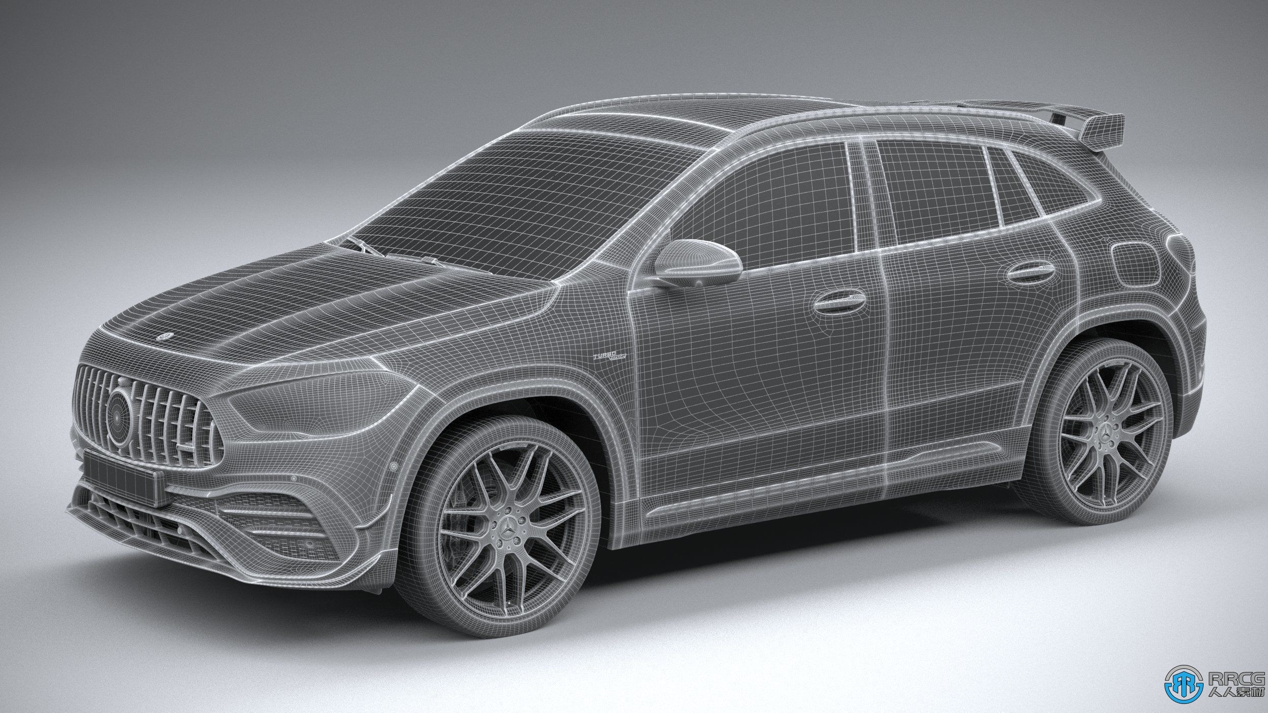 梅赛德斯-奔驰Mercedes-Benz GAL45 S AMG 2021款汽车3D模型
