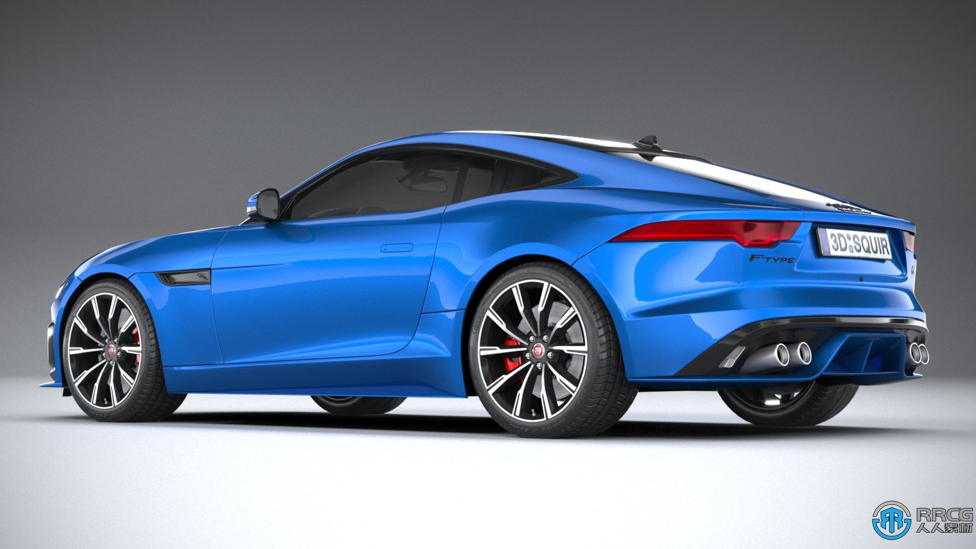 捷豹Jaguar F-Type R Coupe 2021款汽车3D模型