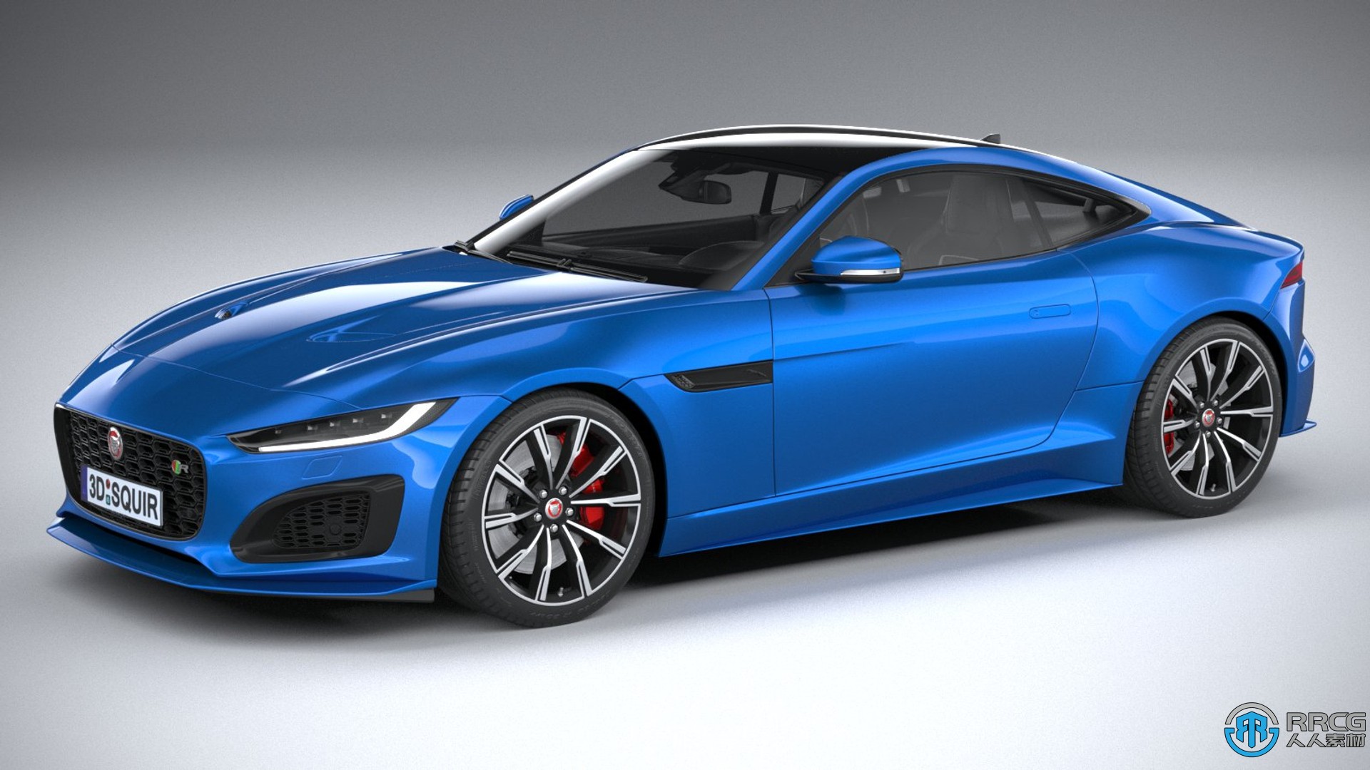 捷豹Jaguar F-Type R Coupe 2021款汽車3D模型