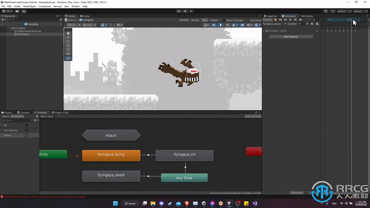 Unity 2D平台游戏开发完整技术视频教程