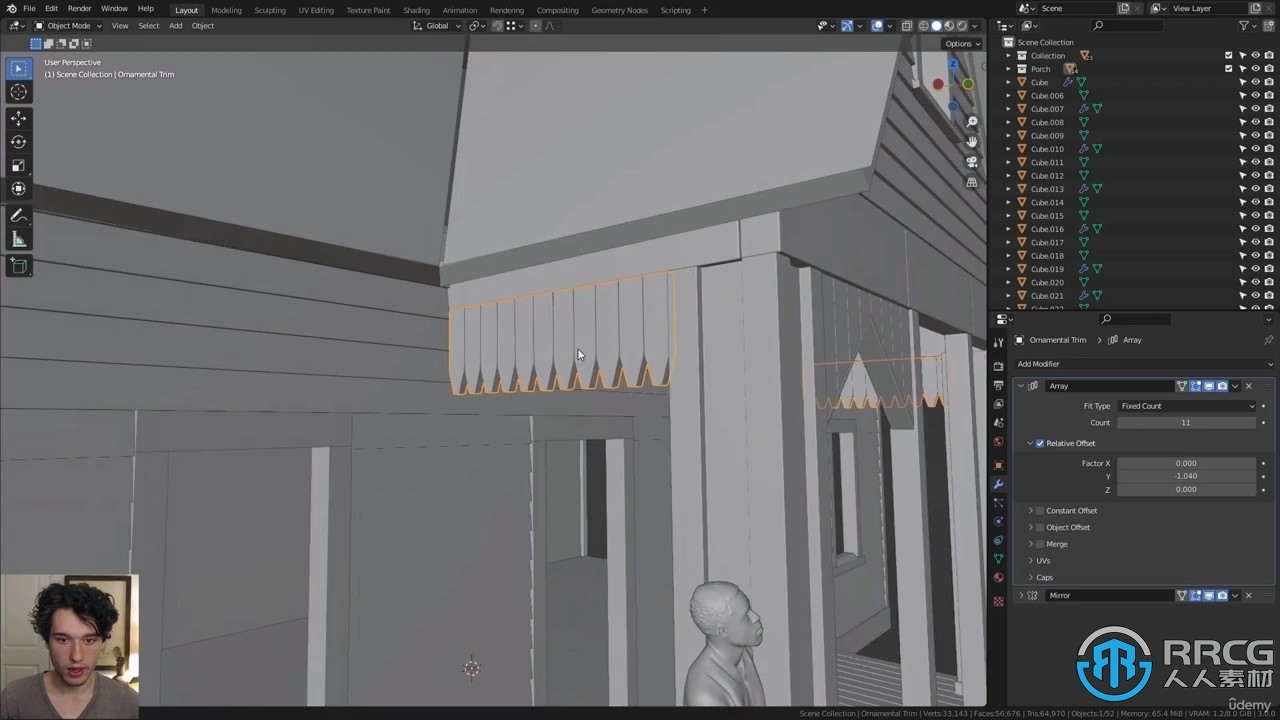 Blender 3A级游戏3D环境动画场景完整制作流程视频教程