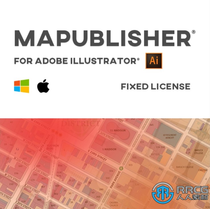 Avenza mapublisher精細地圖制作Illustrator插件V11.1版
