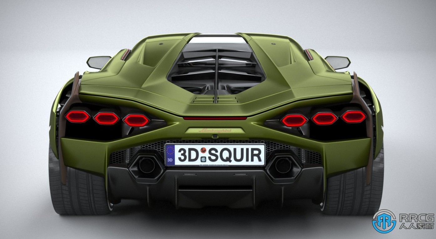 兰博基尼Lamborghini Sian 2020款超跑汽车3D模型