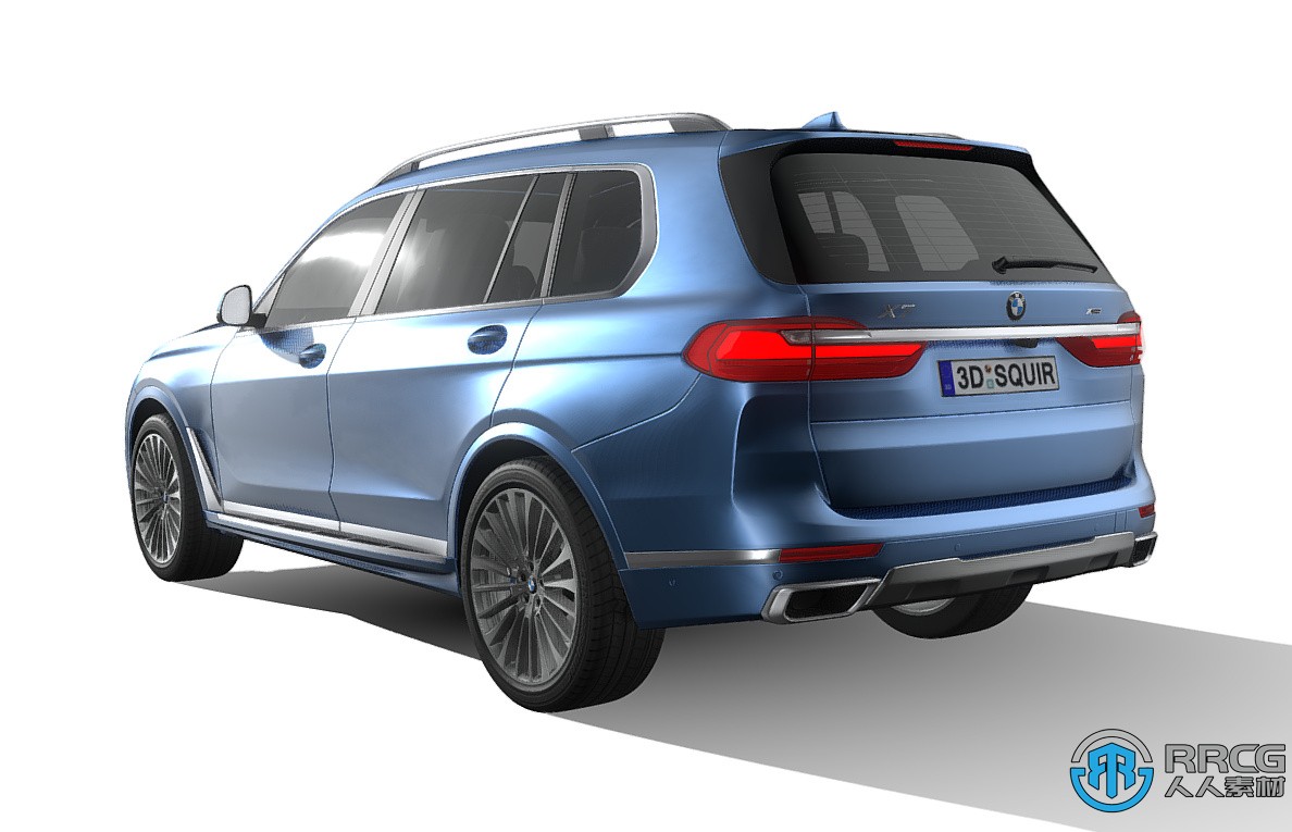 宝马BMW X7 2019款SUV汽车3D模型