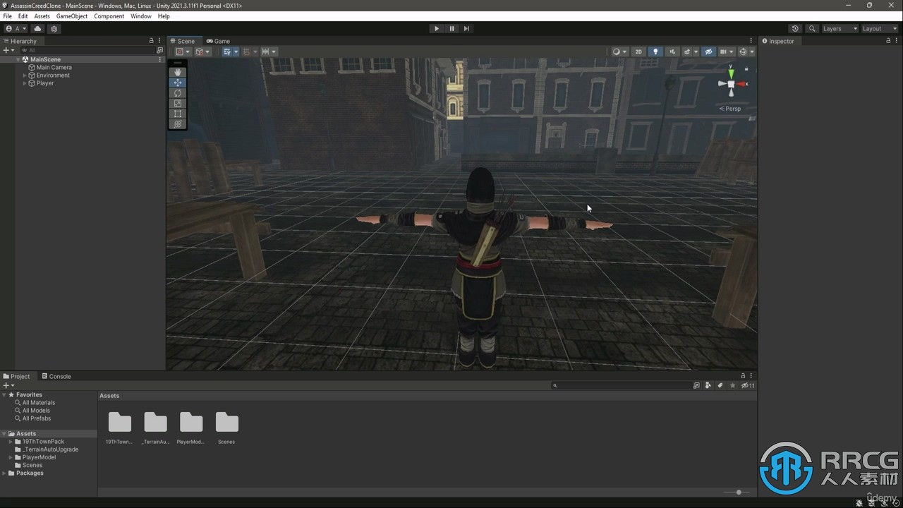 Unity 3D刺客信条手机游戏开发制作训练视频教程
