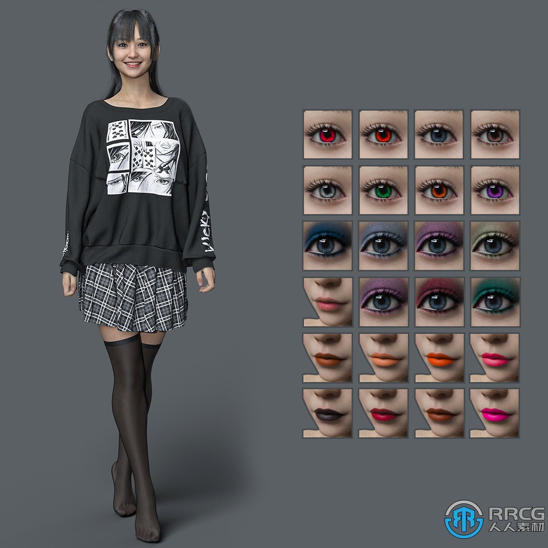 Daz3D各类角色3D模型合集2022年度12月第一季