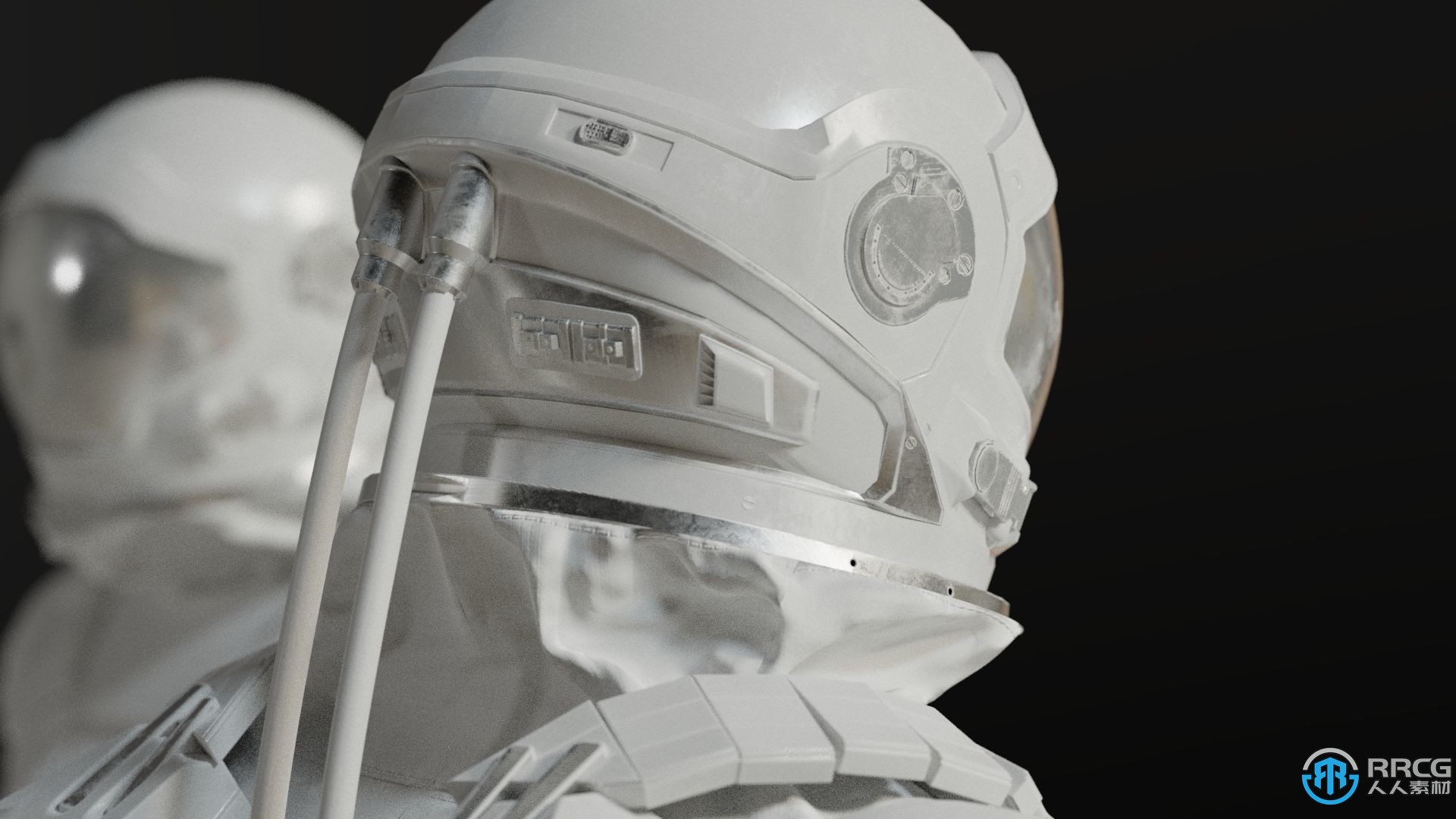 宇宙星际太空宇航服高精度3D模型