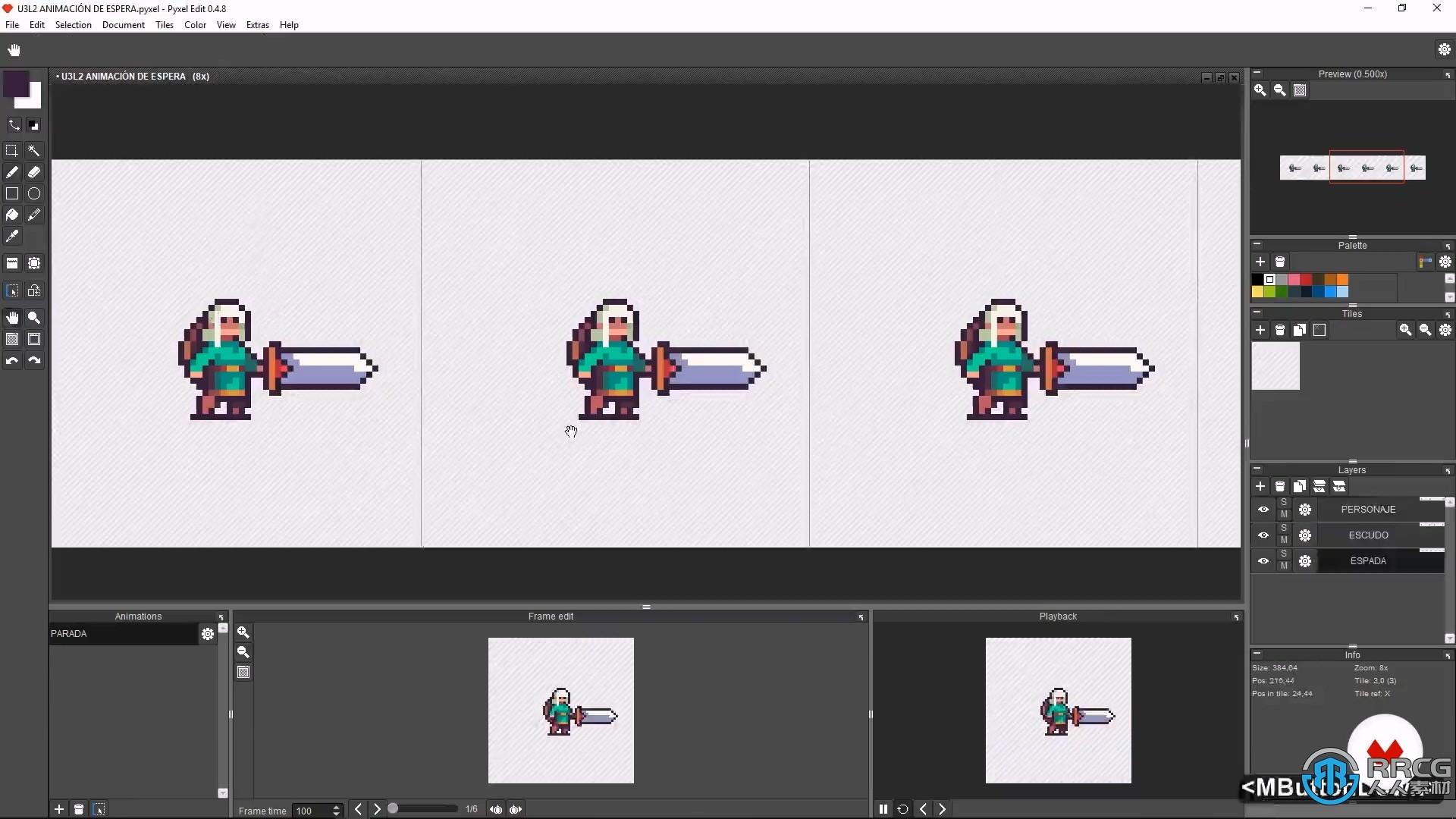 视频游戏像素艺术生动角色动画制作视频教程