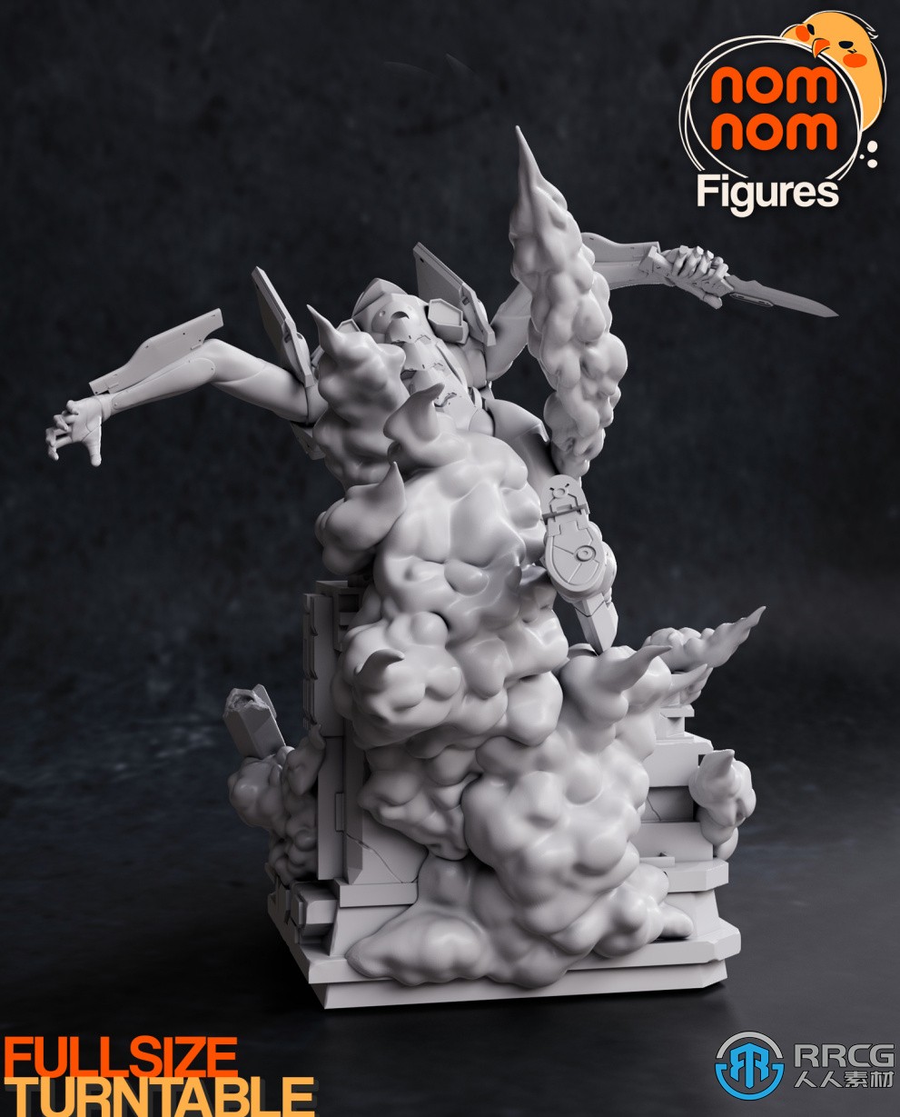 初号机Eva01新世纪福音战士动画角色雕塑3D打印模型
