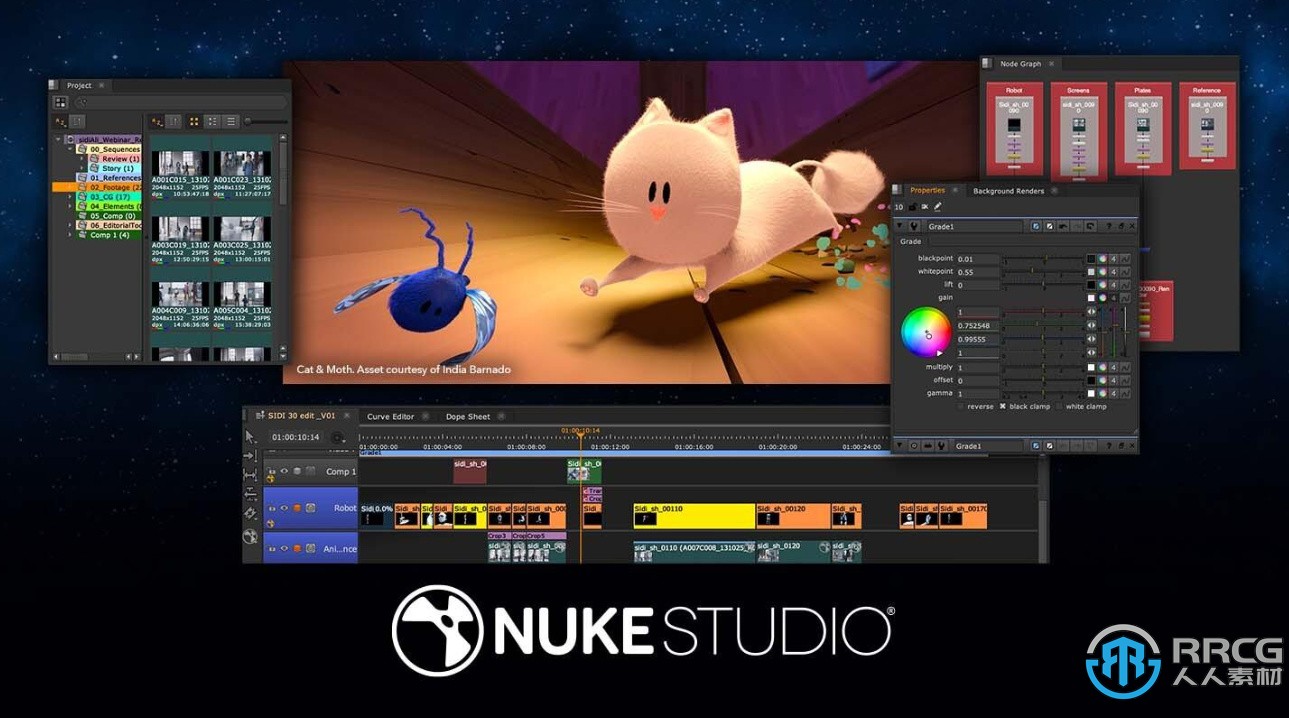 Nuke Studio影视后期特效合成软件14.0V6版