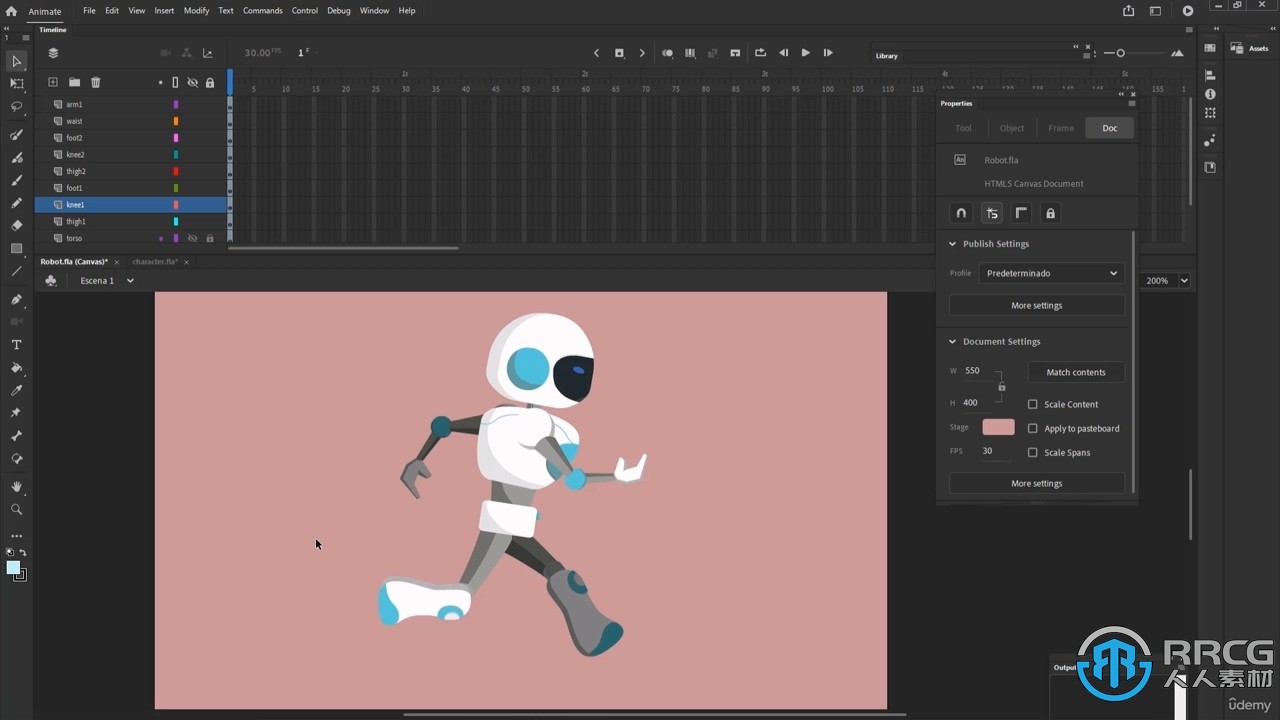 【中文字幕】Adobe Animate 2022动画制作从入门到精通视频教程