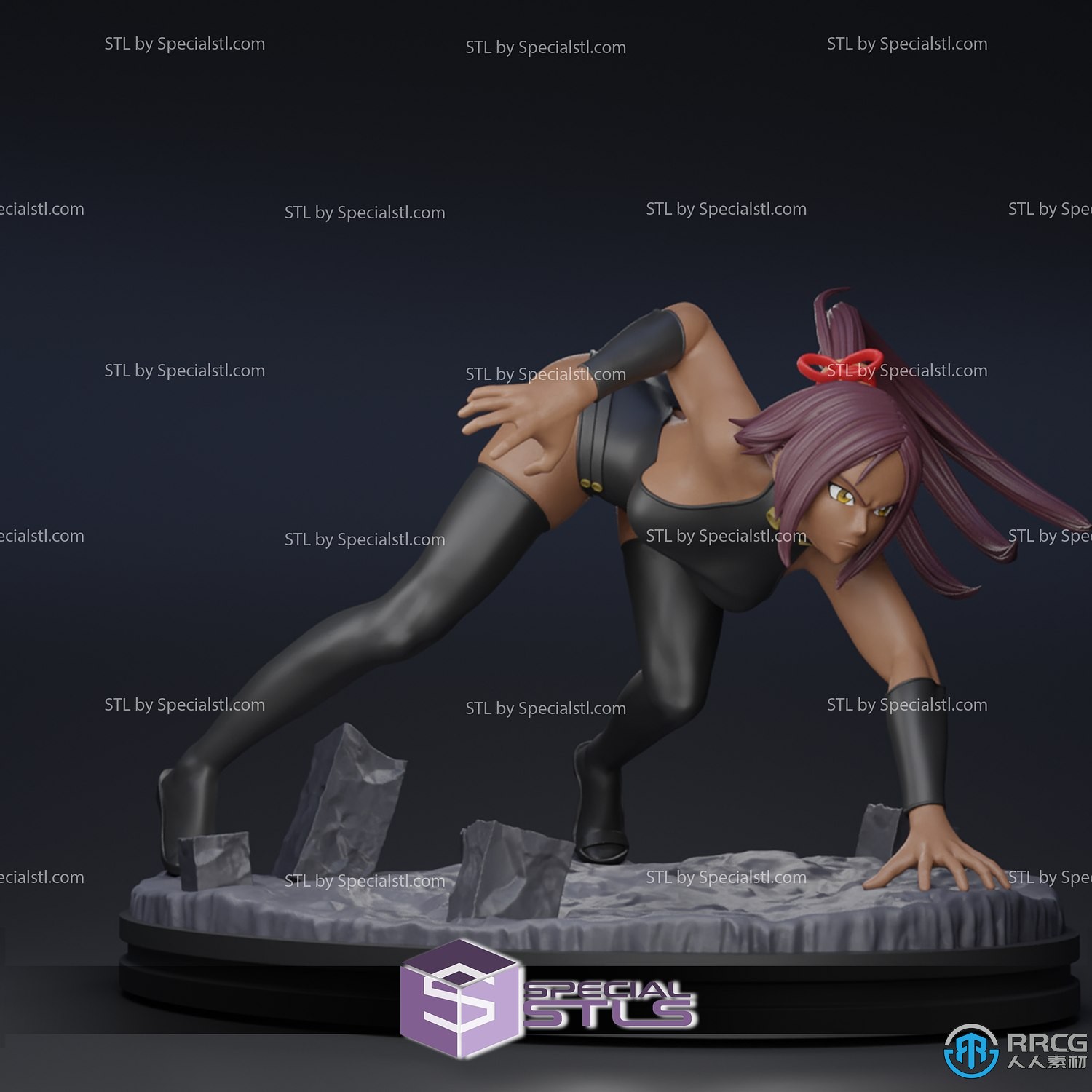 碎蜂战斗动作姿势死神动漫角色雕塑3D打印模型