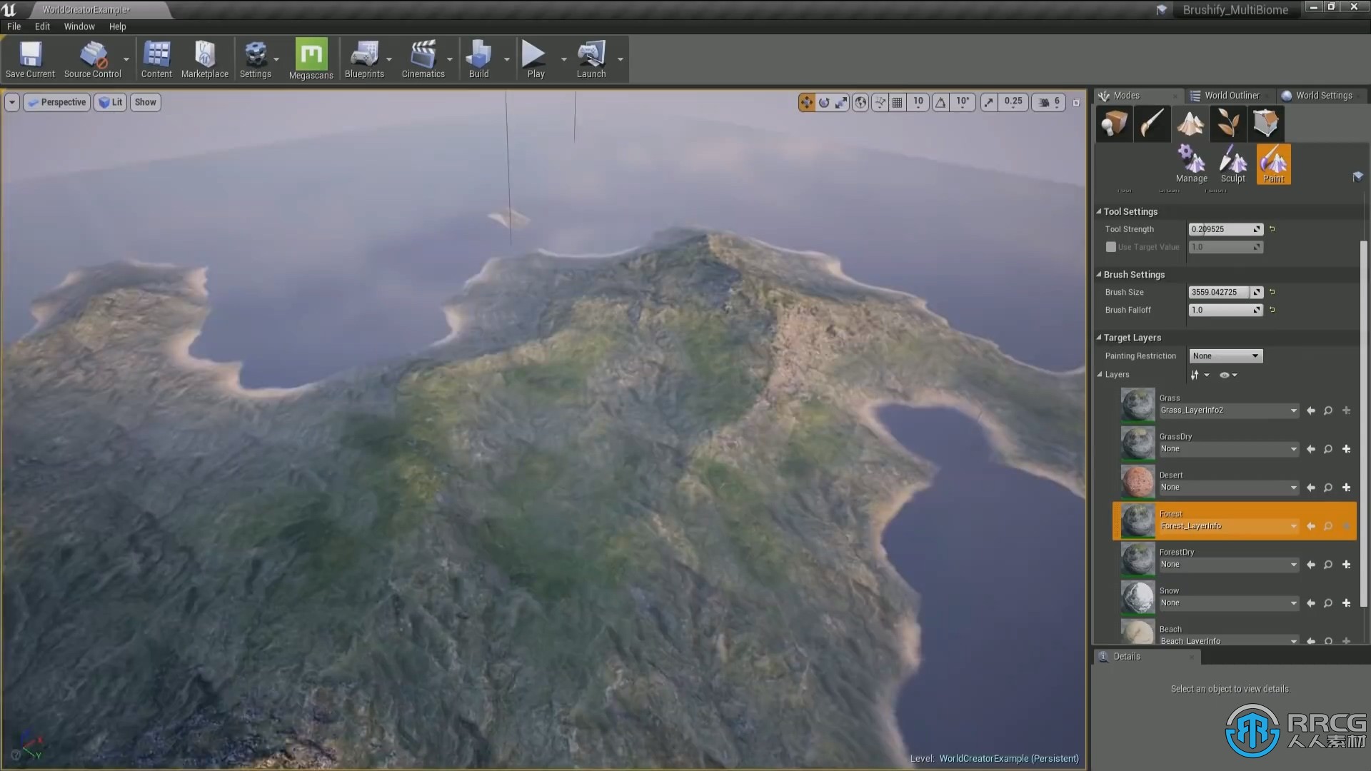 模块化地形景观环境场景Unreal Engine游戏素材资源