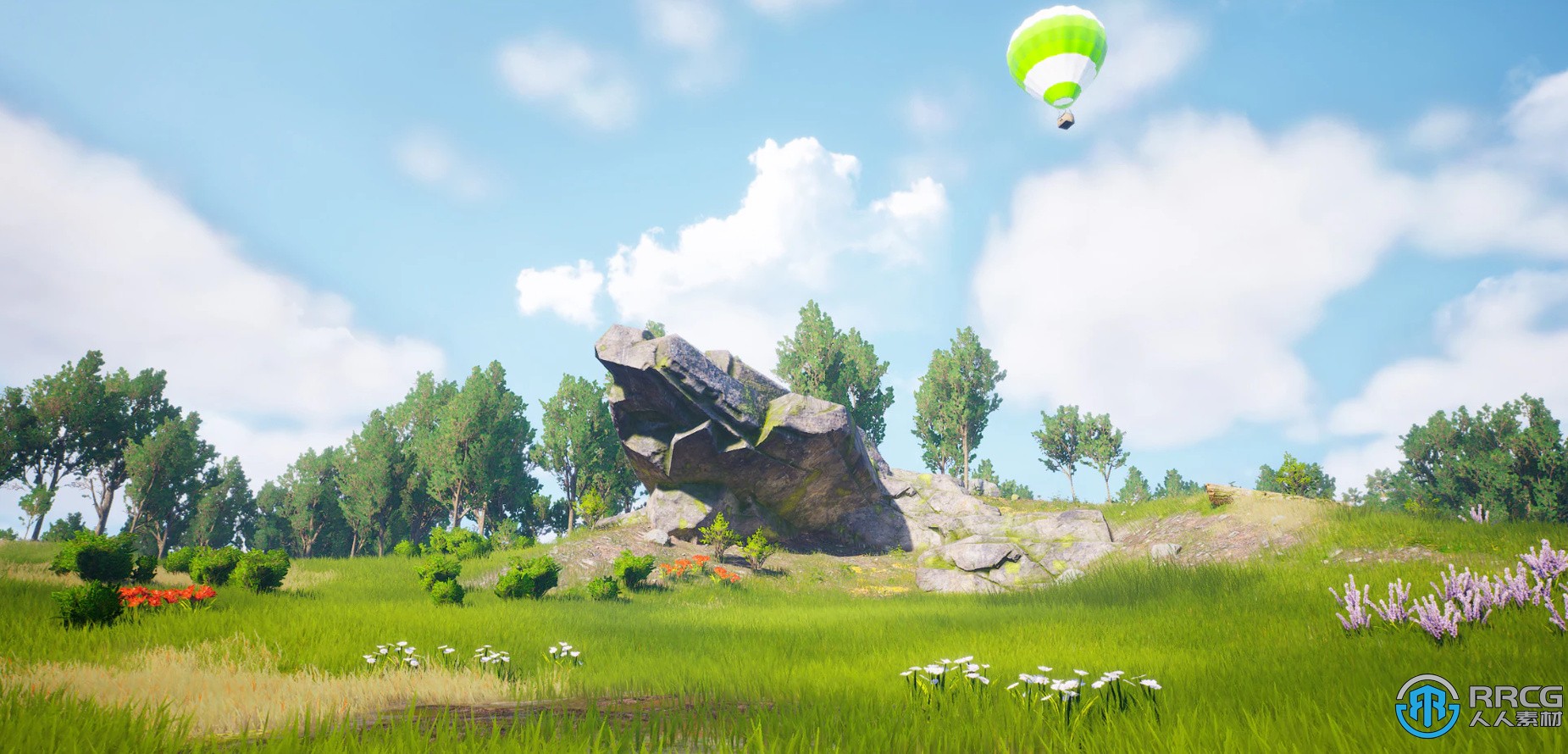 完整植物生物群落环境场景Unreal Engine游戏素材资源