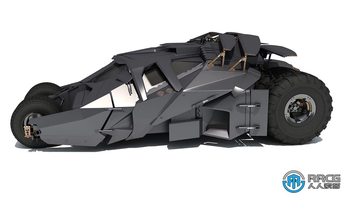 蝙蝠侠战车蝙蝠车汽车3D模型