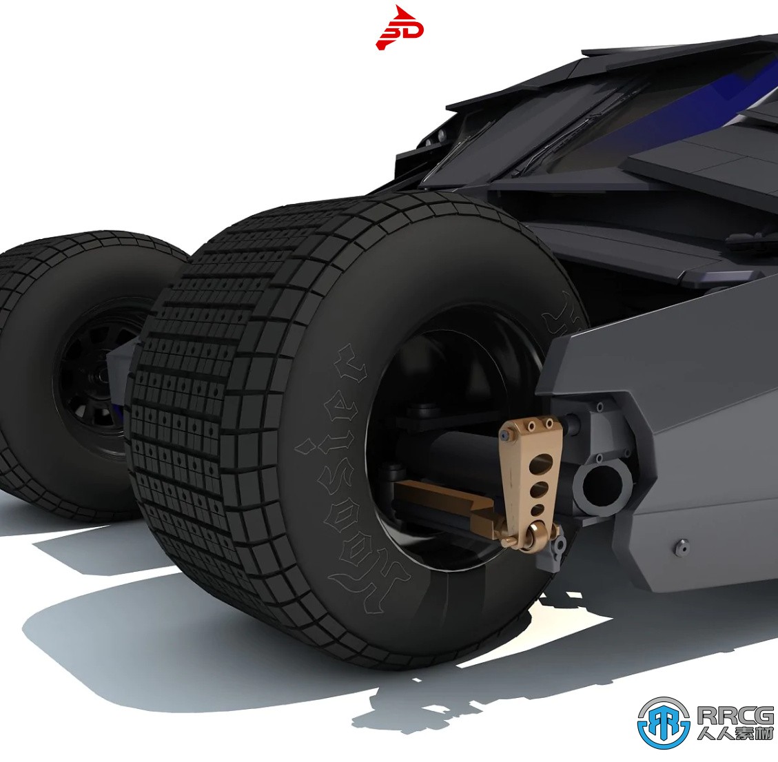 蝙蝠侠战车蝙蝠车汽车3D模型