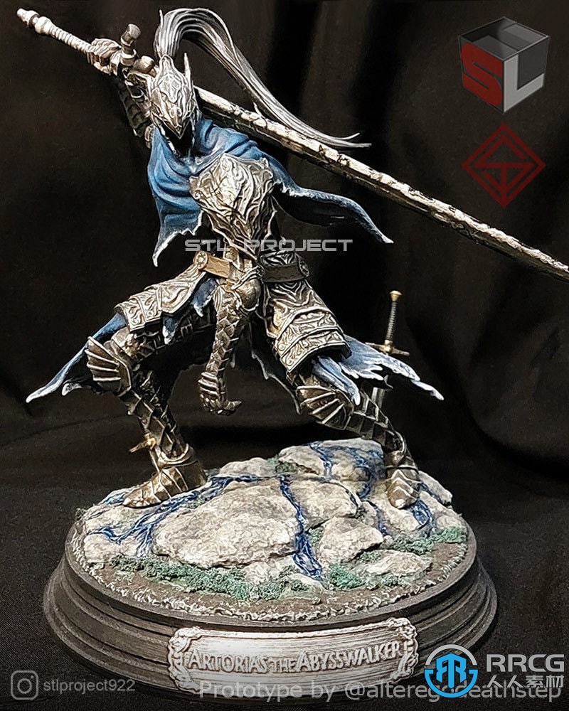 亚尔特留斯黑暗之魂游戏角色雕塑3D打印模型