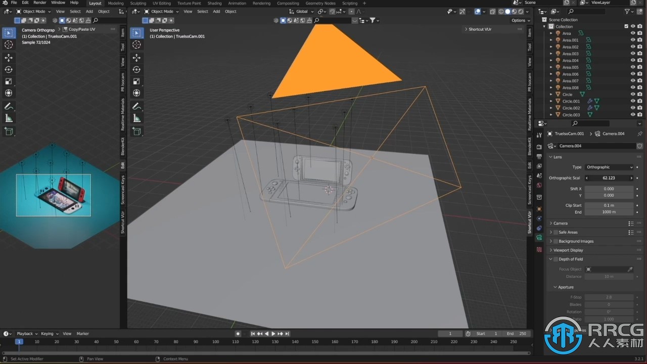 Blender 3D学习如何创建一个任天堂Switch游戏机视频教程