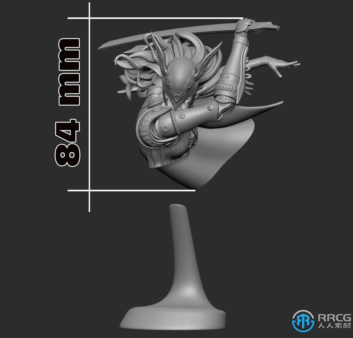 玛莲妮亚战斗姿势艾尔登法环游戏角色雕塑3D打印模型