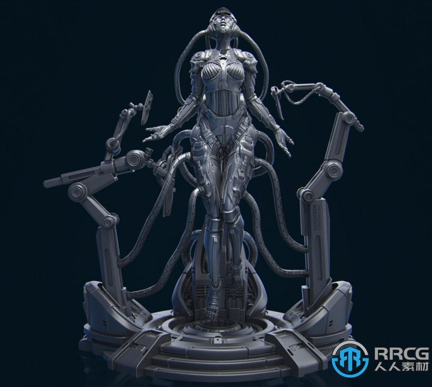 星刃Project EVE游戏角色雕塑3D打印模型