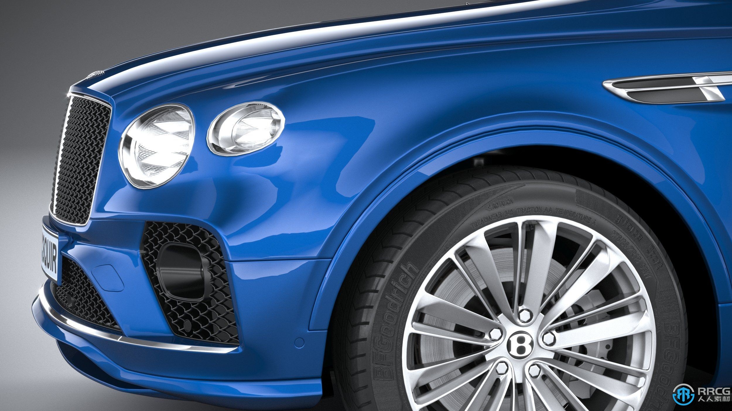 宾利Bentley Bentayga Speed 2021款SUV汽车3D模型