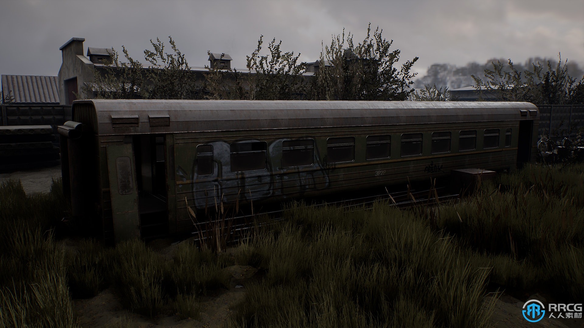 苏联时期火车站环境场景Unreal Engine游戏素材资源