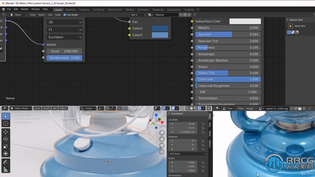 Blender中创建逼真材质工作流程视频教程