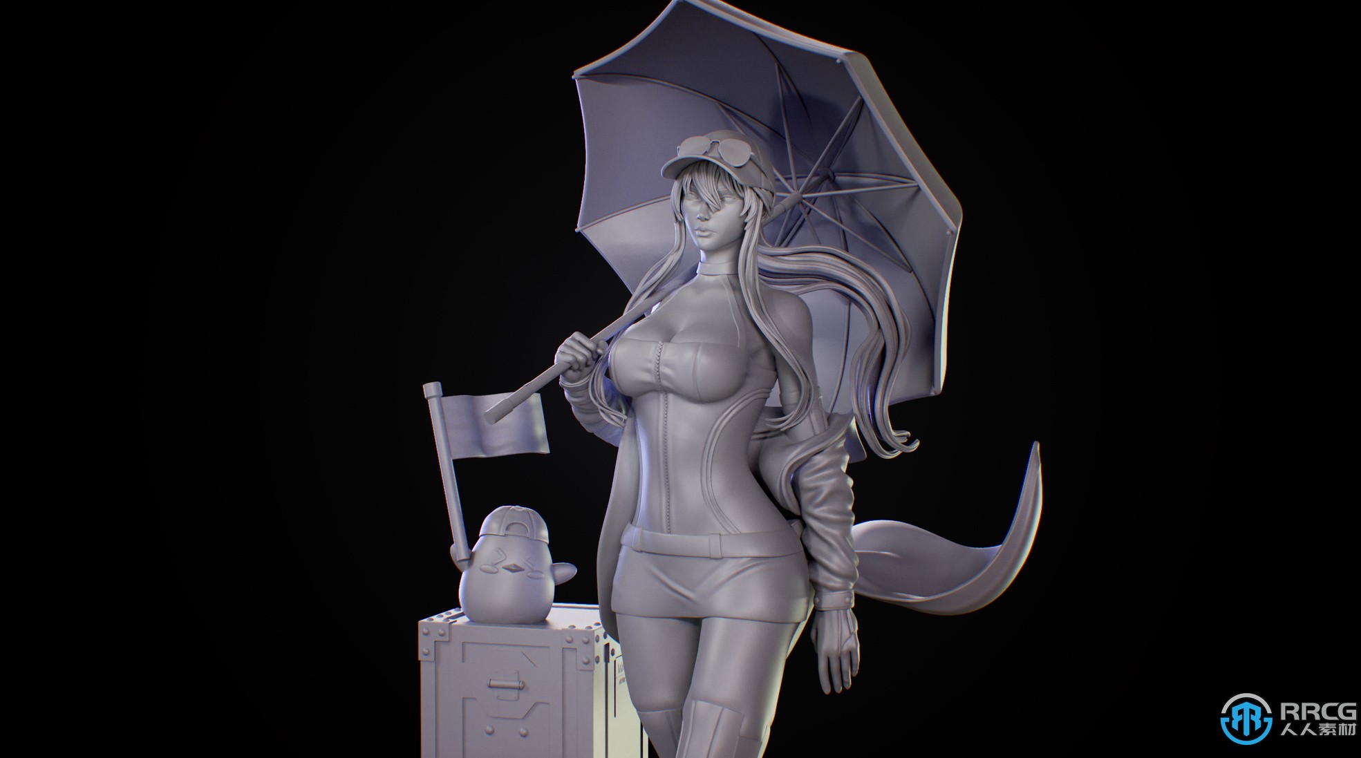 碧蓝航线游戏角色企业雕塑3D打印模型