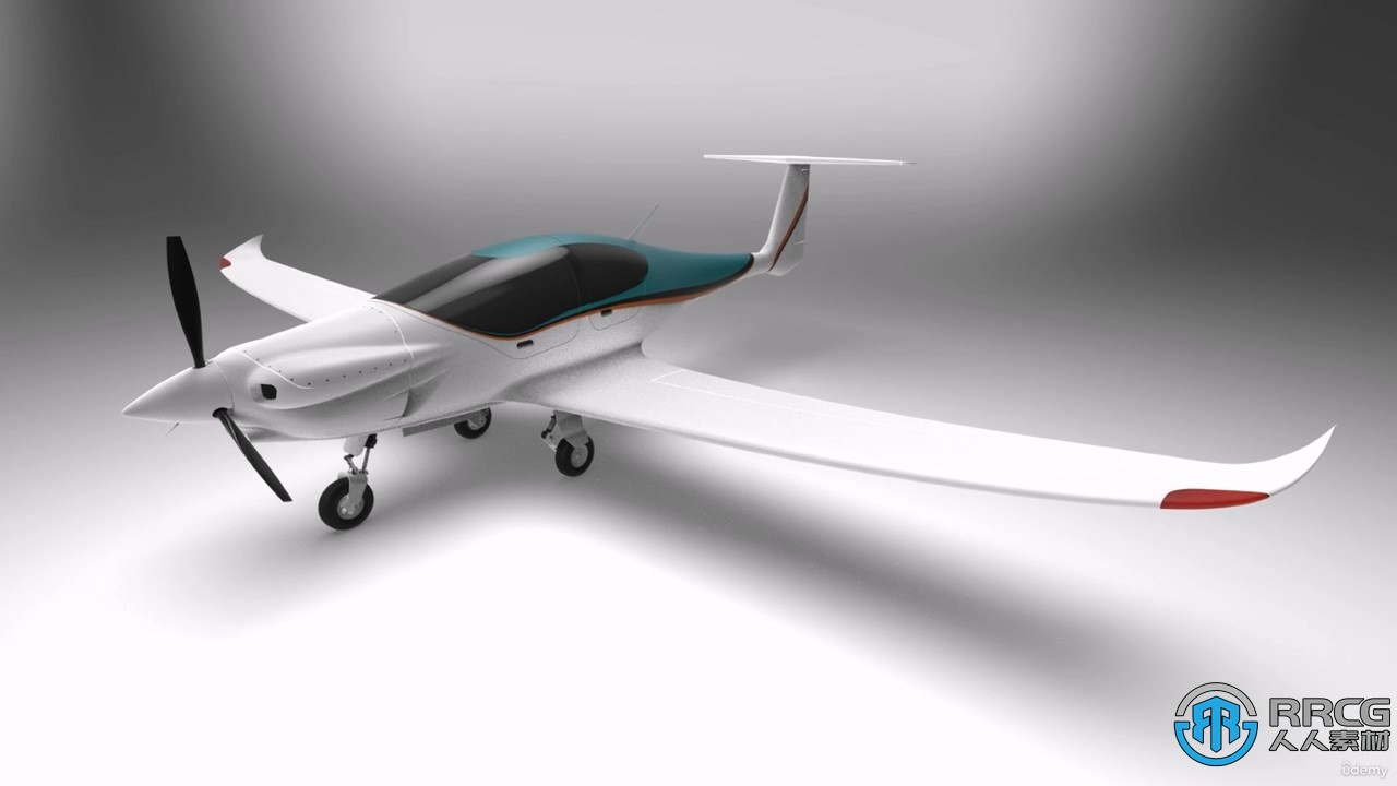 Rhino3D飞机NURBS曲面3D建模视频教程