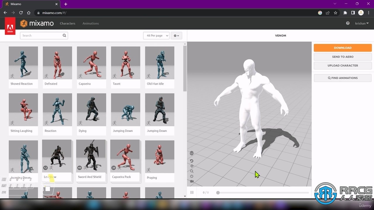 Blender与D5 Render角色绑定与渲染技术视频教程