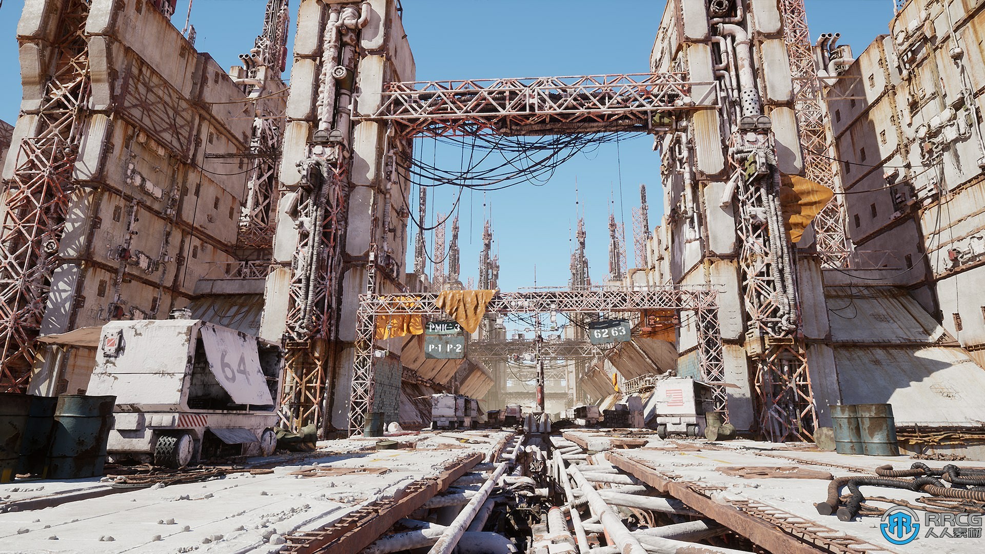 科幻城市环境场景Unreal Engine游戏素材资源