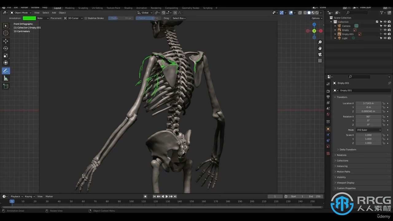 Blender雷神影视角色人体解剖学大师级训练视频教程
