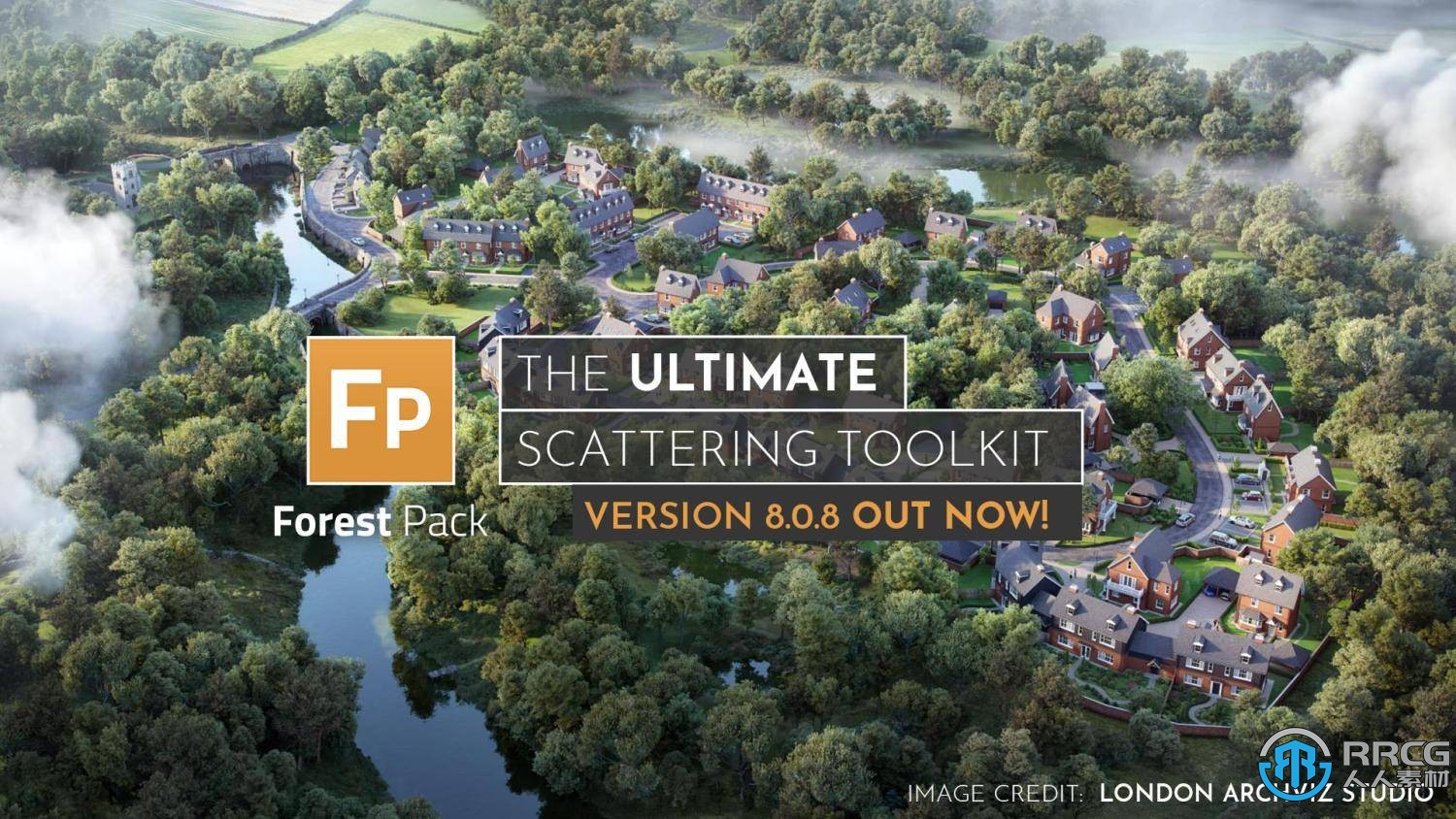 iToo发布了3dsMax插件Forest Pack 8.0.8版 扩展了新的ForestSet功能