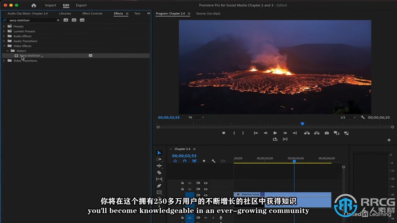 【中文字幕】Premiere Pro社交媒体内容视频编辑技术视频教程