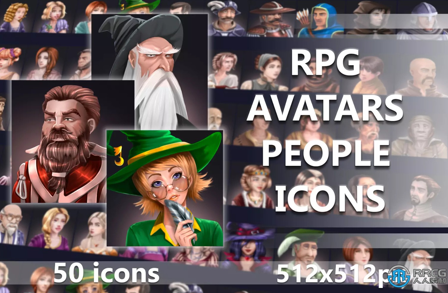 3700个RPG游戏物品头像装备等图标Unity游戏素材资源