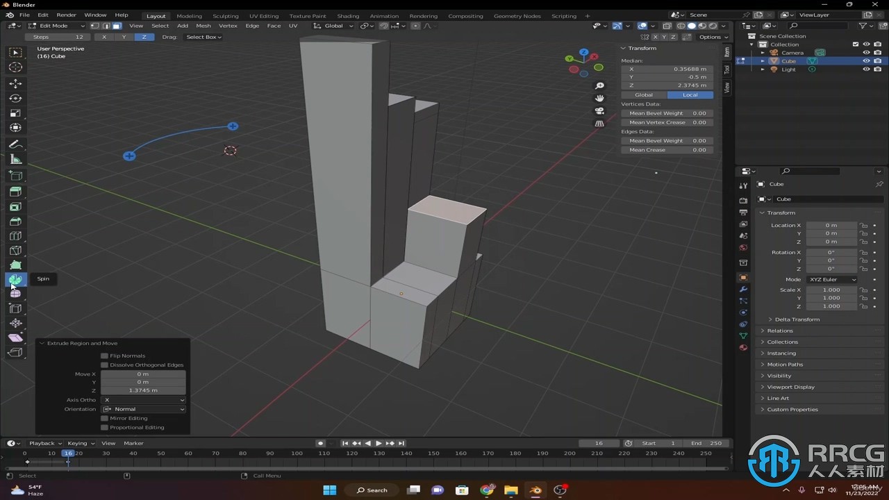 Blender 3D初学者完整学习指南视频教程