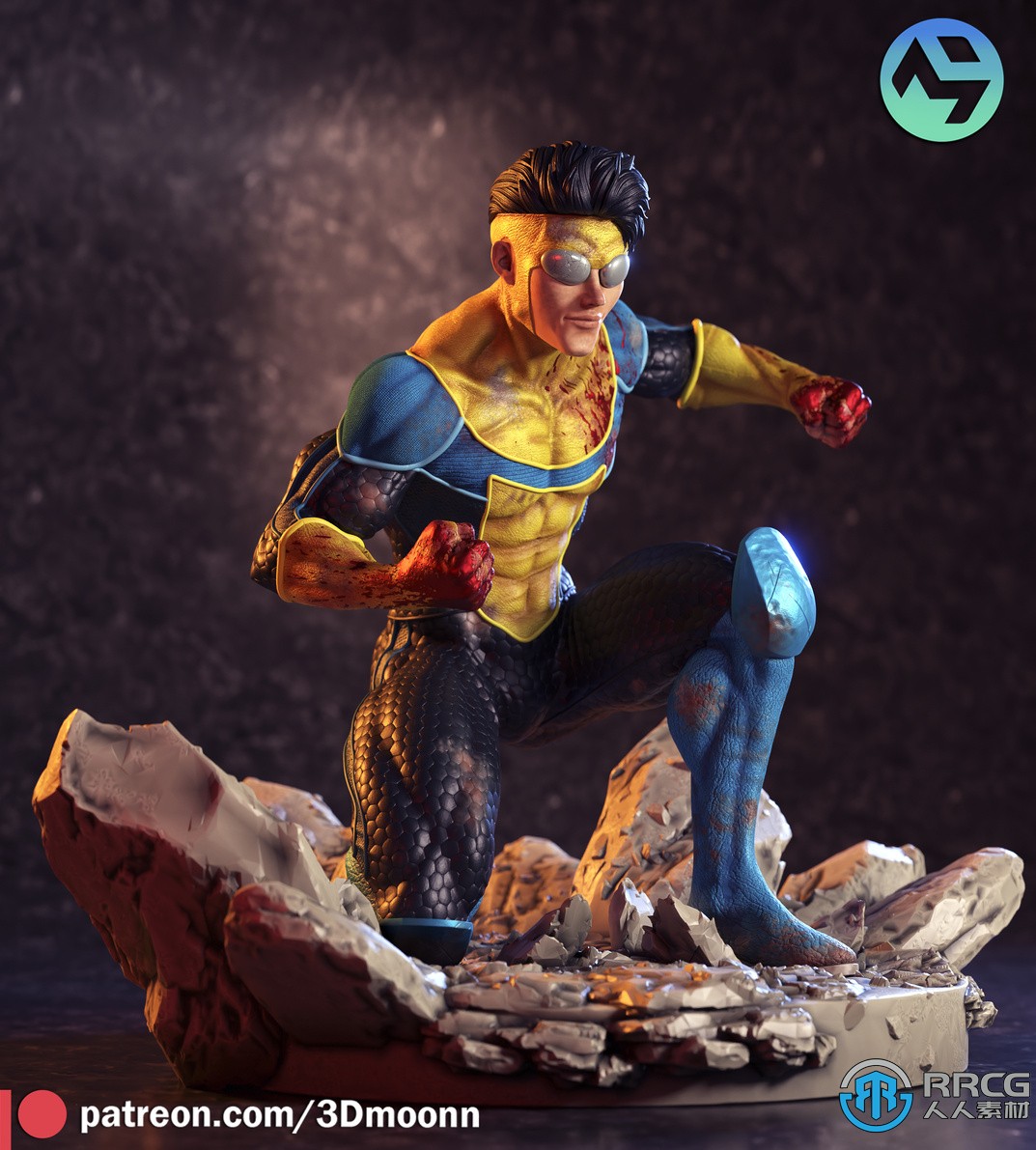 无敌少侠动漫角色雕塑3D打印模型
