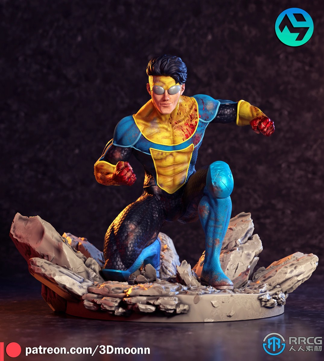 无敌少侠动漫角色雕塑3D打印模型