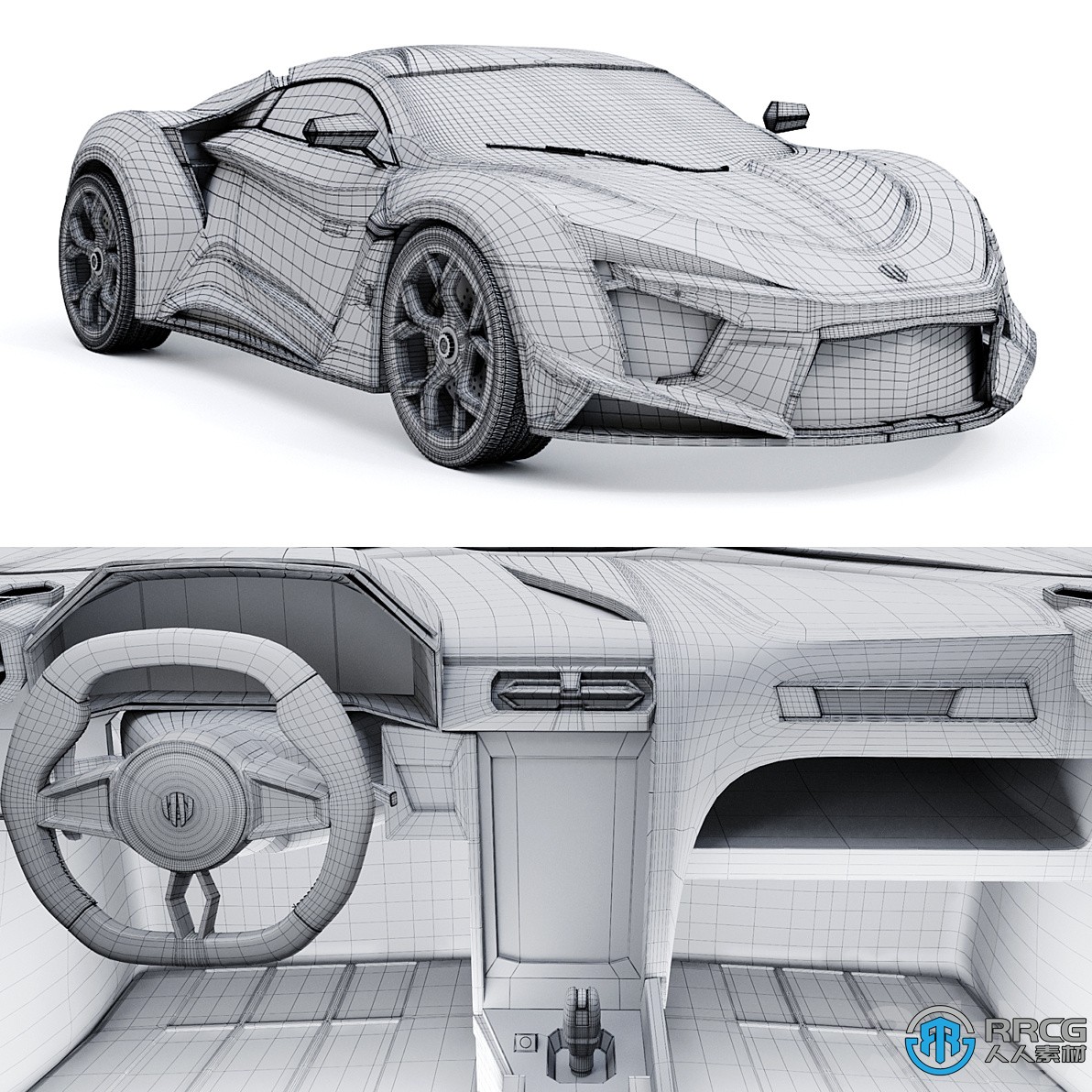 芬尼尔Fenyr Supersport Wmotors中东超跑汽车3D模型