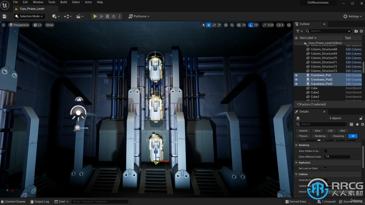 UE5虚幻引擎科幻3D艺术环境场景制作视频教程
