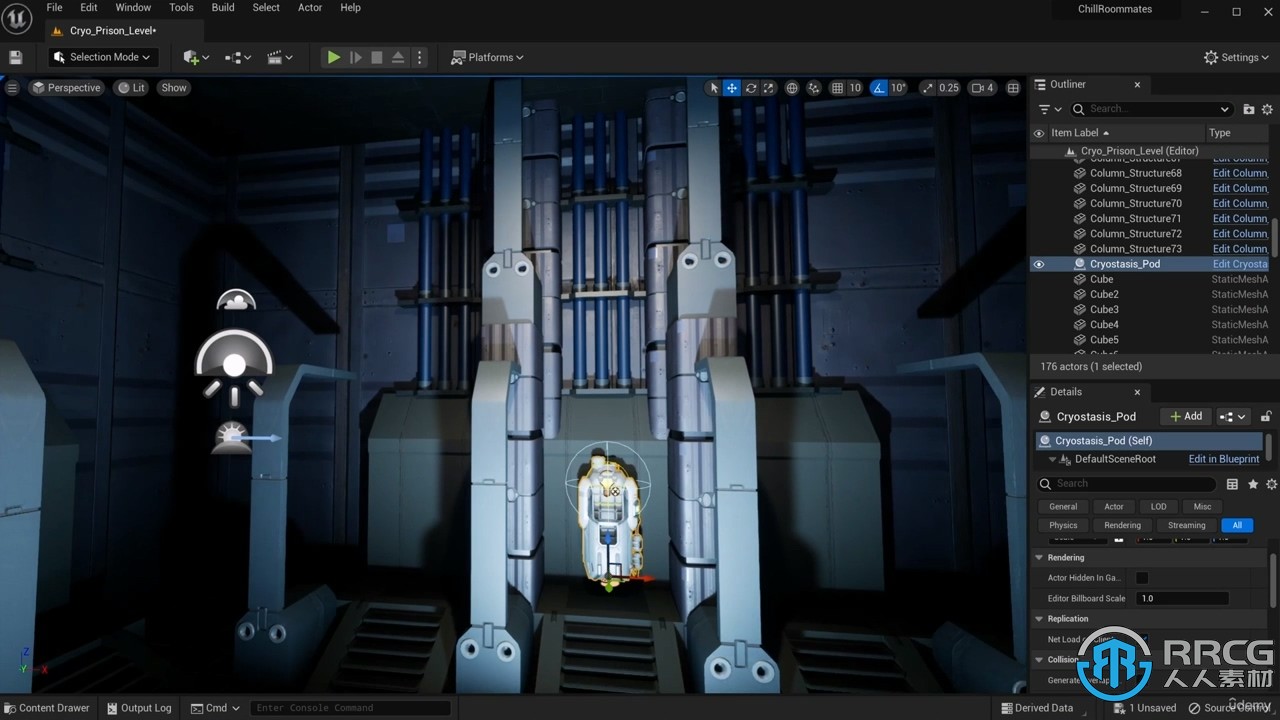 UE5虚幻引擎科幻3D艺术环境场景制作视频教程