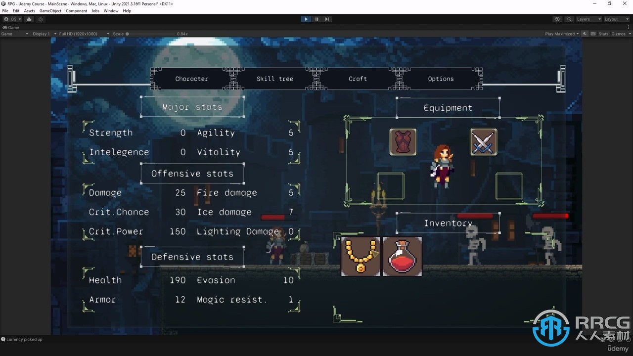Unity中创建一个RPG游戏终极指南视频教程