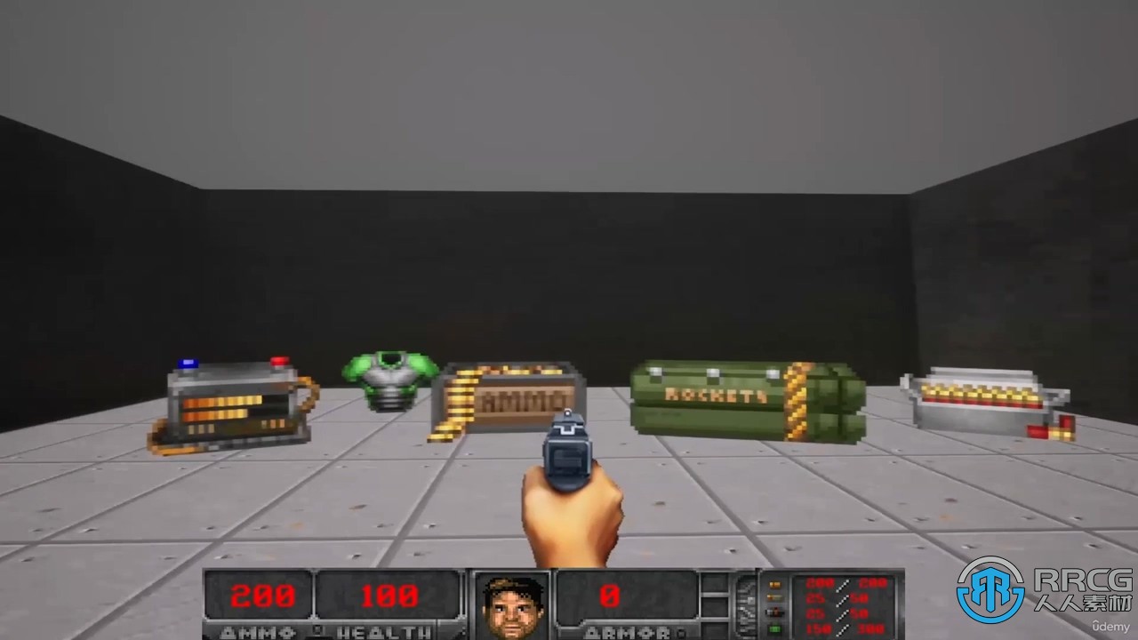 UE5虚幻引擎制作毁灭战士复古FPS游戏视频教程