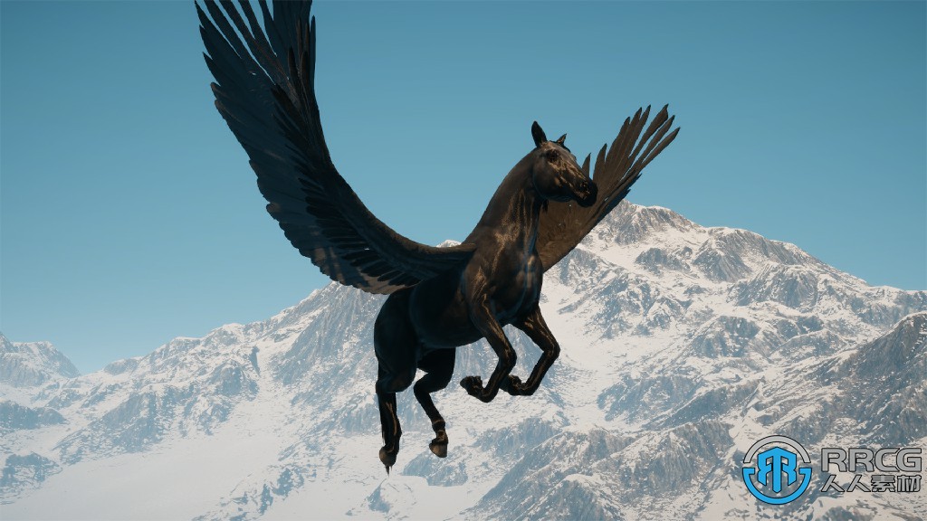 马匹模型骑马动画Unreal Engine游戏素材
