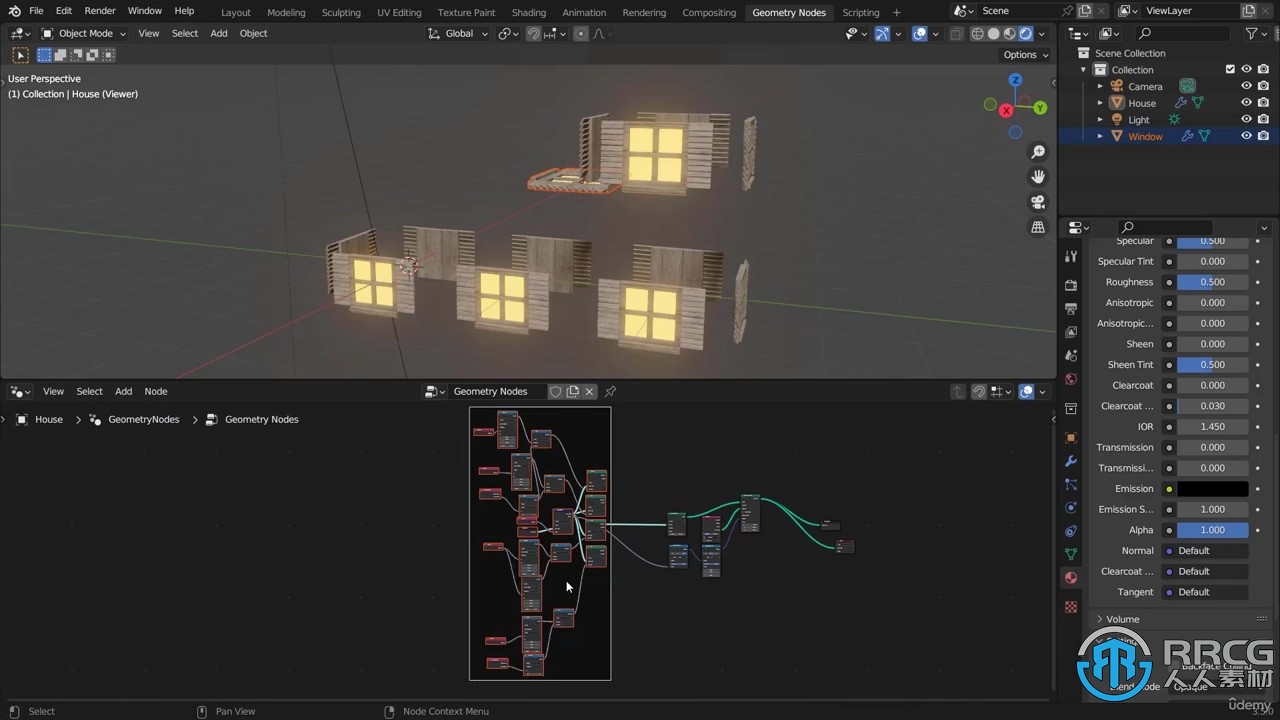 Blender 3D几何节点终极指南视频教程