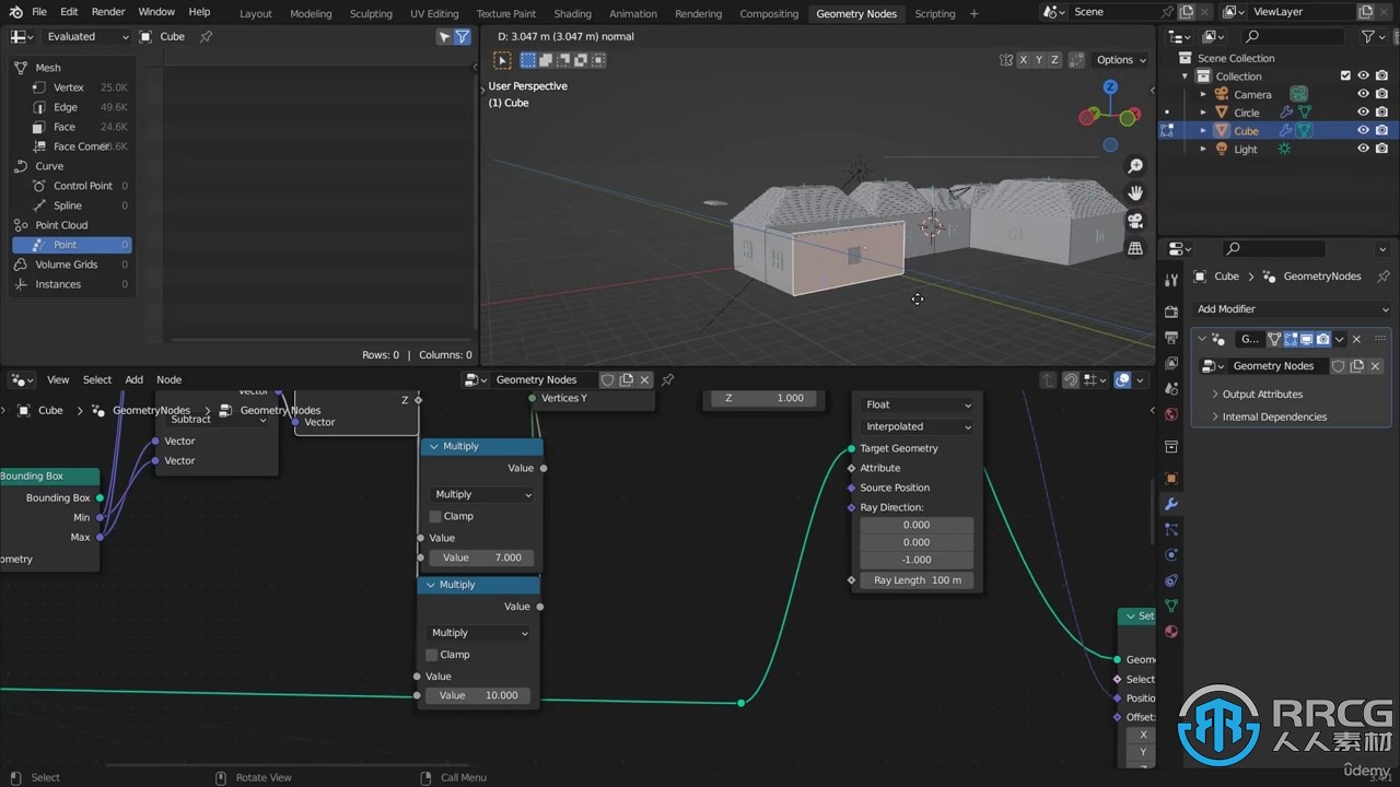 Blender 3D几何节点终极指南视频教程