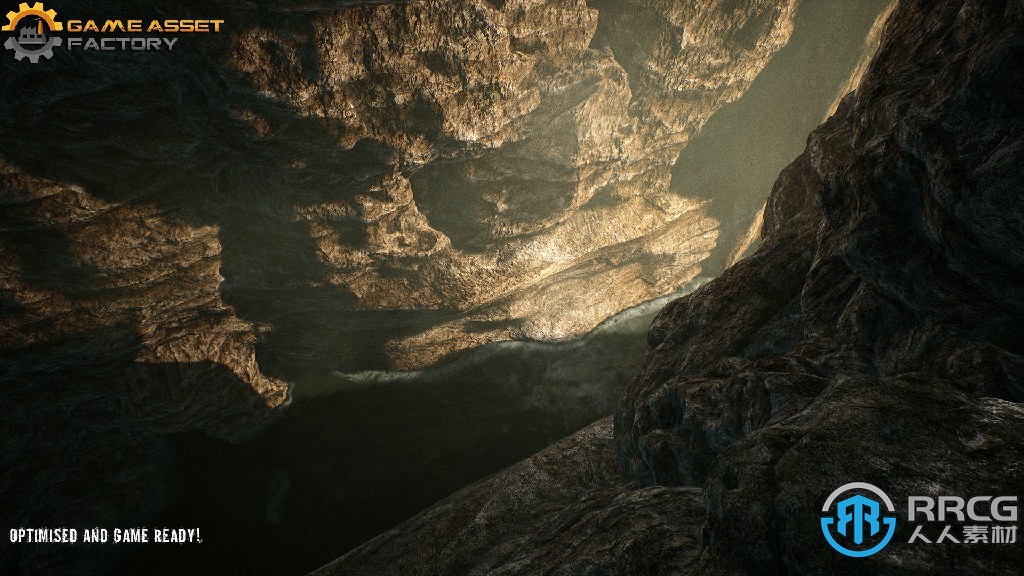 洞穴自然环境场景模块Unreal Engine游戏素材