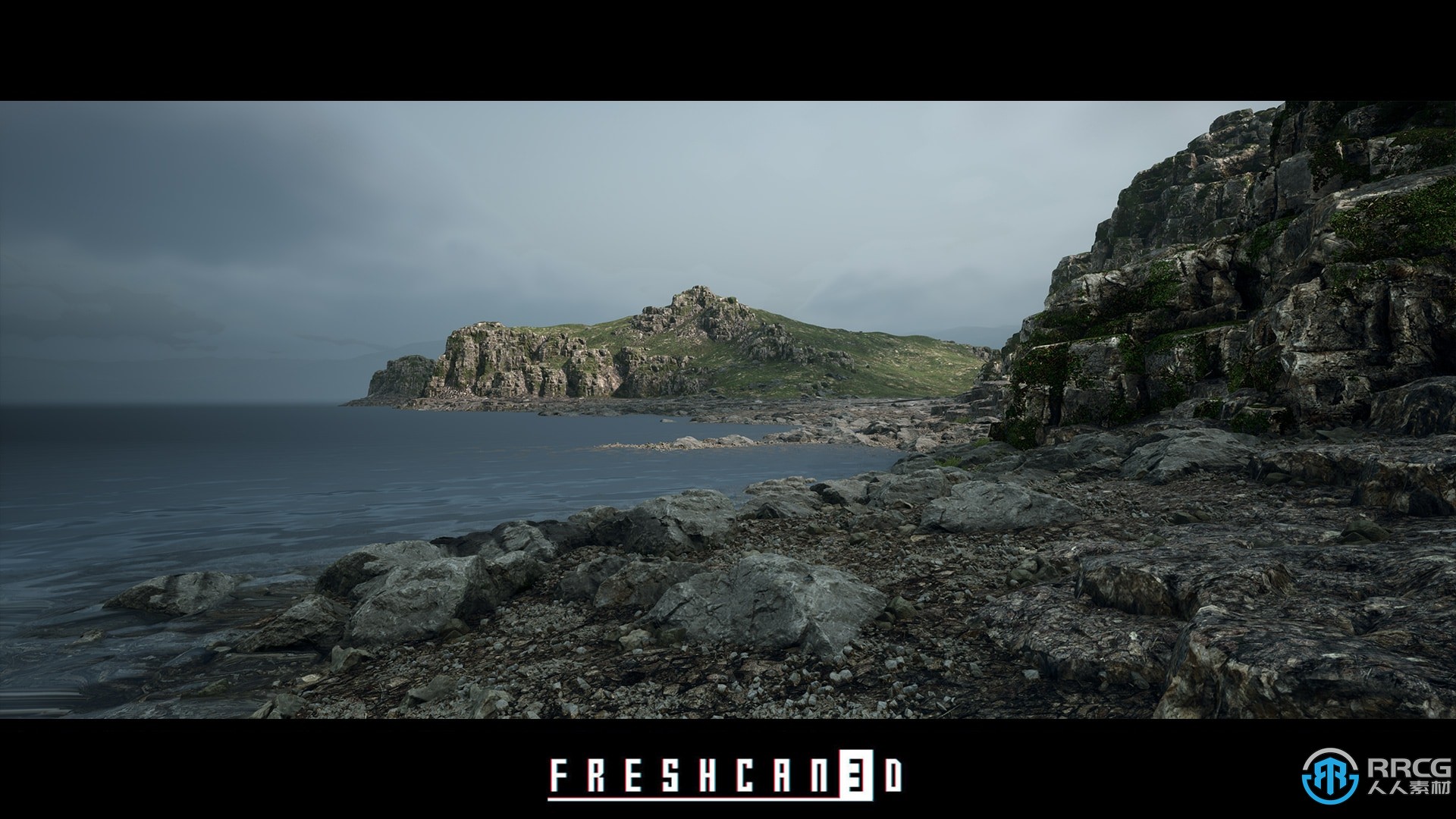 北部岛屿自然环境场景Unreal Engine游戏素材