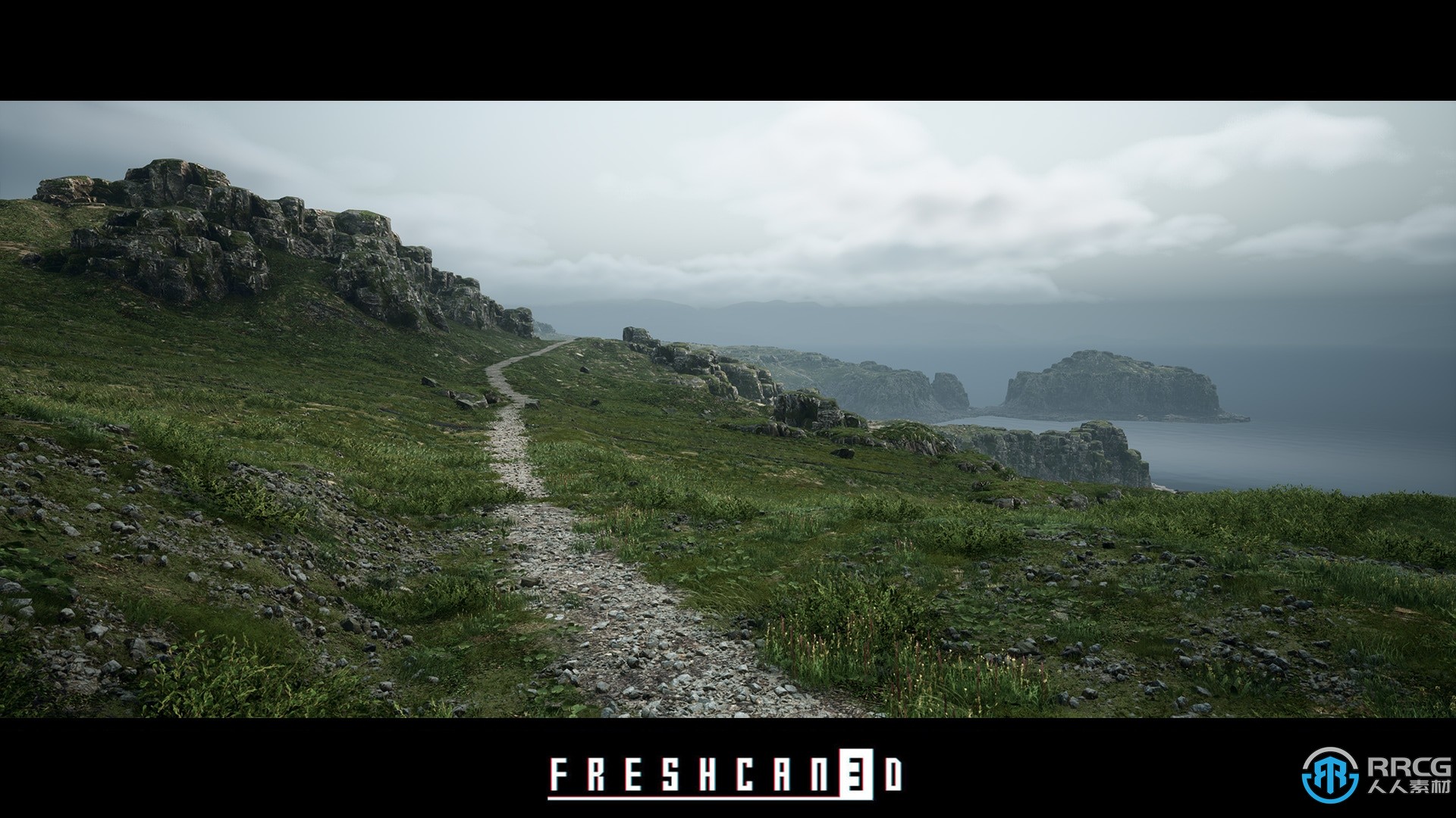 北部岛屿自然环境场景Unreal Engine游戏素材