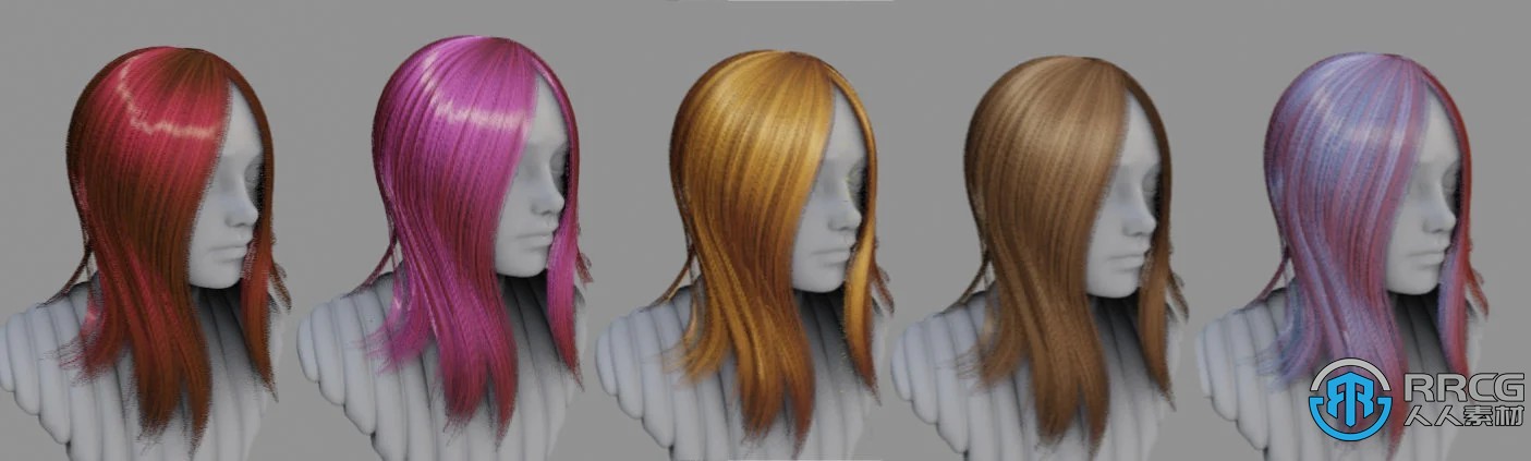 Hair Tool头发建模制作Blender插件V3.6版 附资料库
